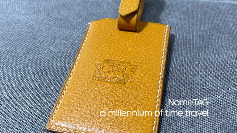 네임태그 name tag 베지터블 가죽 러기지태그 여행용